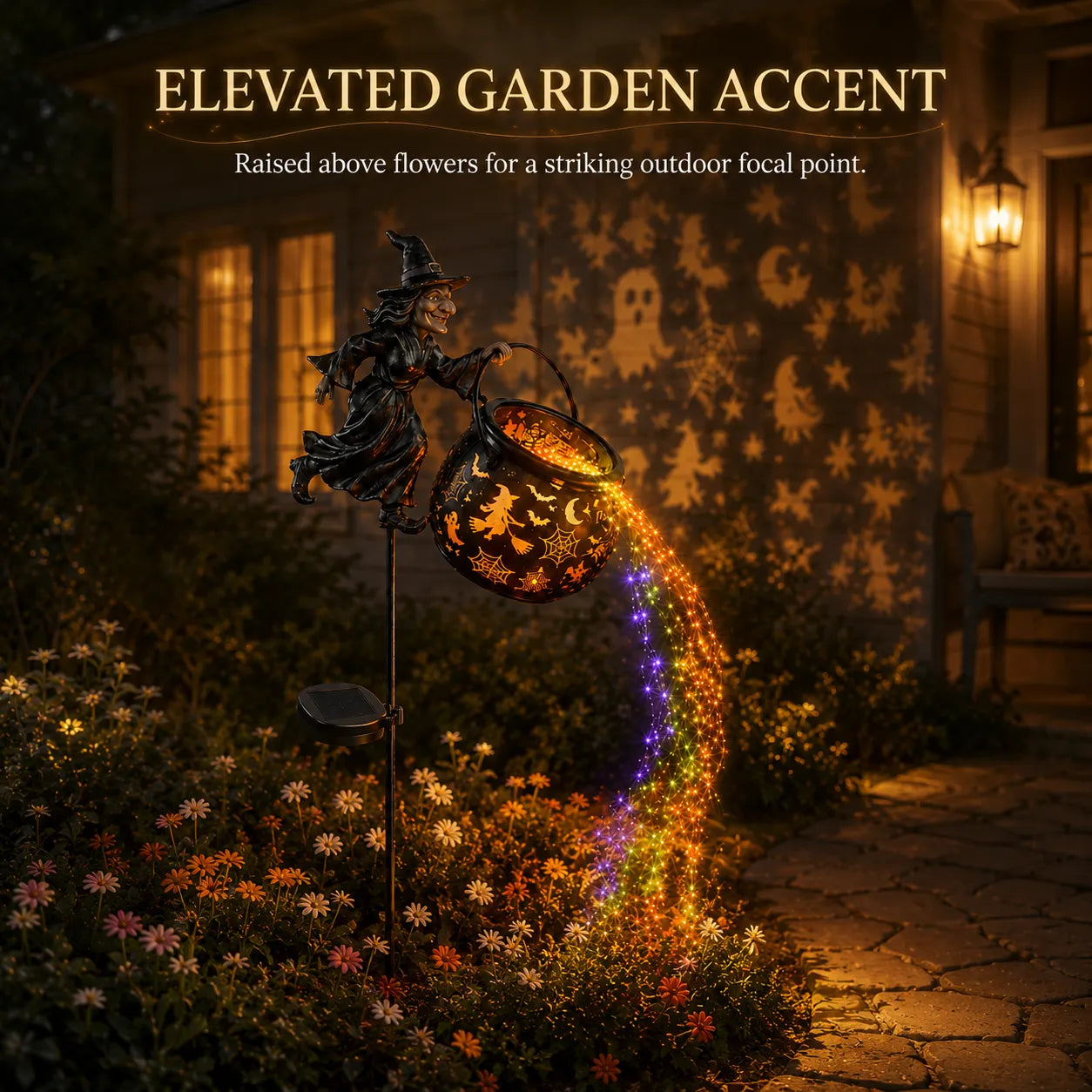 Halloween Early Bird Special Sale 49% OFF-đ§ââď¸Halloween Witch Cauldron Garden Light