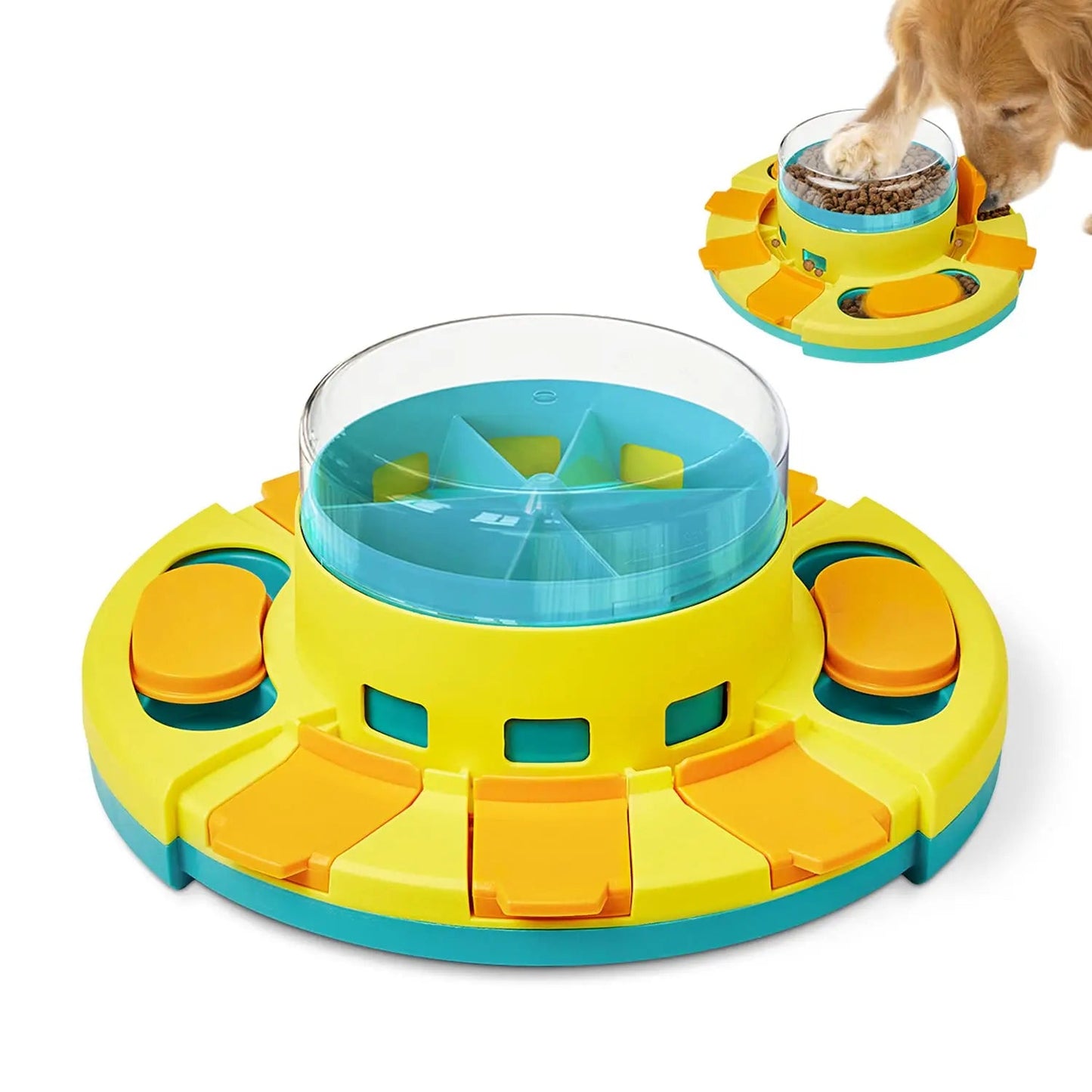 Interactive Dog Puzzle Toy – Brain Training Slow Feeder