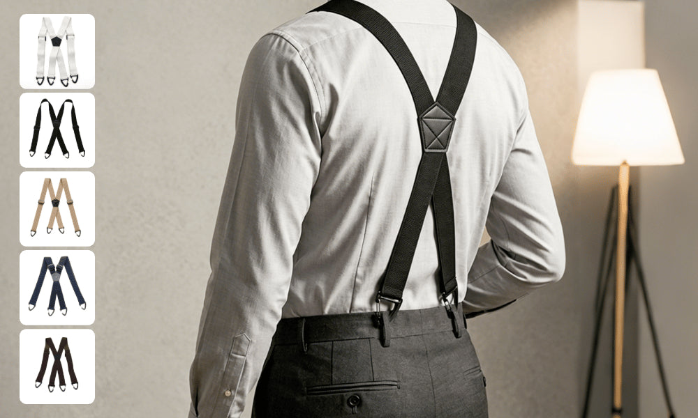 🚀HOT SALE 50% OFF - 👔 Heavy Duty Work Suspenders X-Back Adjustable Work Suspenders