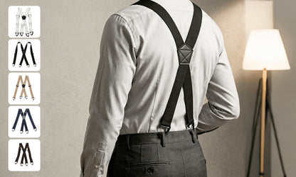 🚀HOT SALE 50% OFF - 👔 Heavy Duty Work Suspenders X-Back Adjustable Work Suspenders