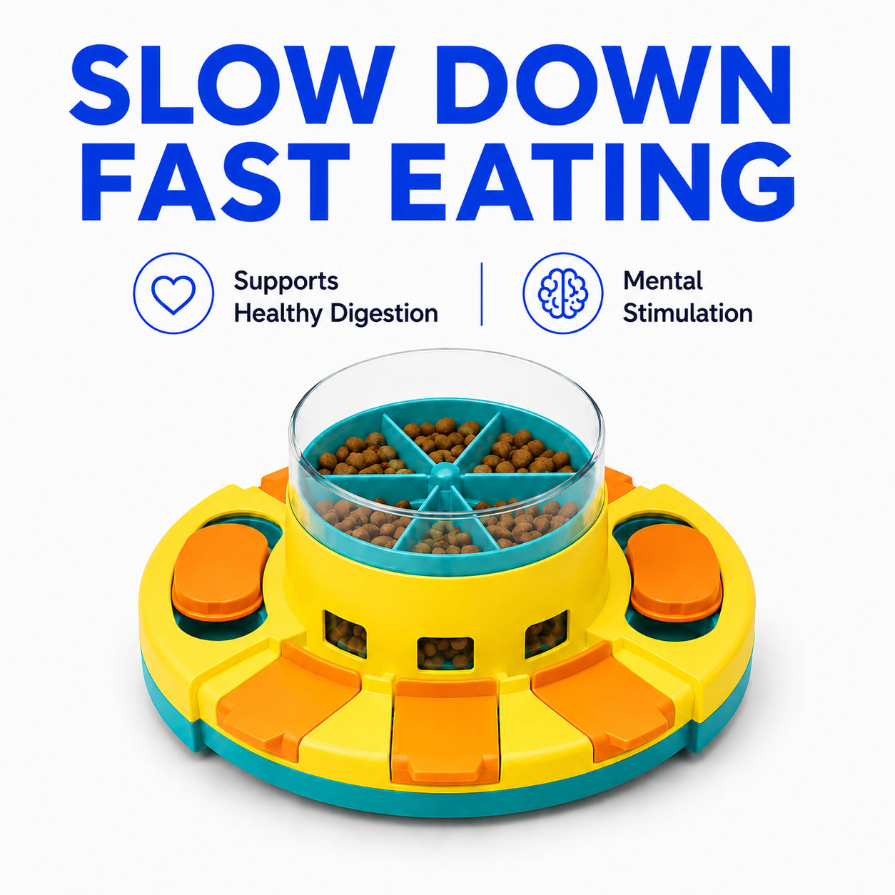 Interactive Dog Puzzle Toy – Brain Training Slow Feeder