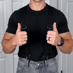 🚀HOT SALE 50% OFF - 👔 Heavy Duty Work Suspenders X-Back Adjustable Work Suspenders