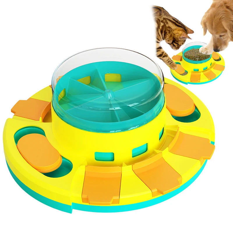 Interactive Dog Puzzle Toy – Brain Training Slow Feeder